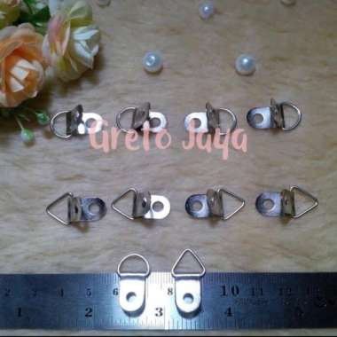 ( Kecil 10 pcs ) Plat Gantungan Gantongan Pigora Pigura Foto Photo Centelan Frame Not Specified