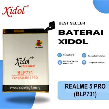 BATERAI REALME 5 PRO (BLP731) BERGARANSI IDOL TECH INDONESIA