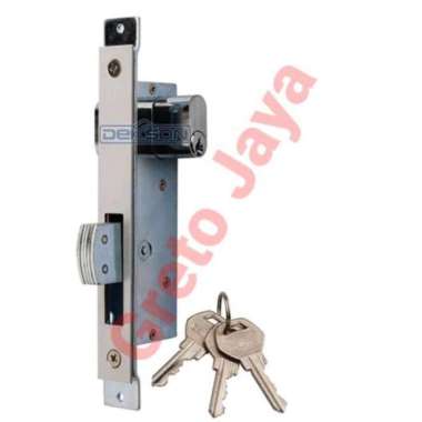 ( DEKSON ) Kunci Pintu Alm / Alumunium 8123 / 8423 / Lurus / Gantol Kait Aluminium Swing Sliding 812