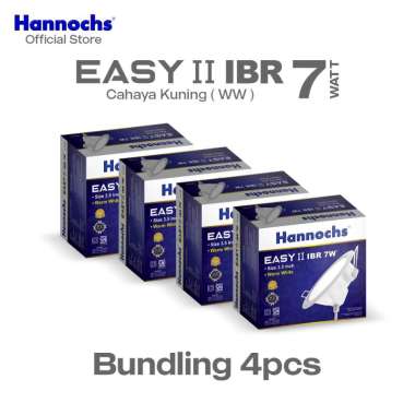 Hannochs Lampu Downlight LED EASY II 7W IBR isi 4pcs Cahaya Kuning INBOW