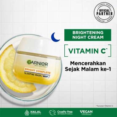 AiLiN ❤ GARNIER Bright Complete Yoghurt Sleeping Mask Night Cream 50ml