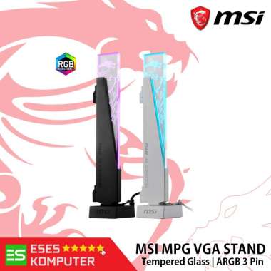 VGA Stand MSI MPG ARGB | Graphics Card Stand Holder Putih
