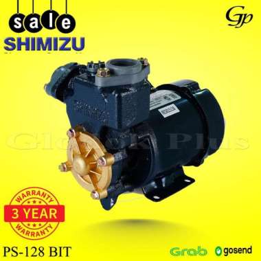 Pompa Air Shimizu listrik PS 128 bit ps128 128bit ps128bit shimizu gojek/grab