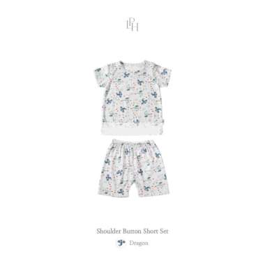 Little Palmerhaus Little Wear Short Set 32.0 0-6 bulan Dragon