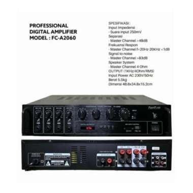 Ampli Toa Firstclass FC A2060 120watt