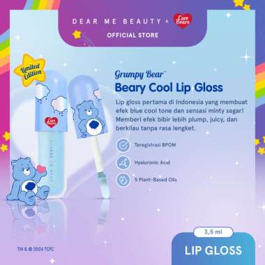 [NEW LAUNCH] Dear Me Beauty X Care Bears Beary Cool Lip Gloss - Care Bears Lip Gloss Care Bears Lip 