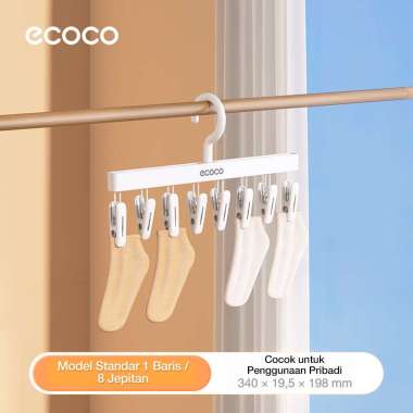 ECOCO Drying Rack - hanger jepitan kaus kaki rak pakaian multi-jepitan jepitan pakaian dalam kaus ka