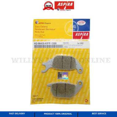 DISPAD BELAKANG SUPRA X 125 BLADE 125 FI ASPIRA H2-06435-KPP-1300 KAMPAS REM BELAKANG SUPRA X 125 DO