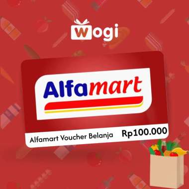 WOGI - Alfamart Rp100,000 e-voucher Alfamart Rp100,000 e-voucher