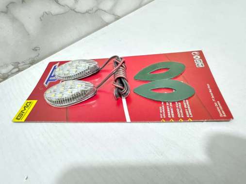 Lampu Sen Sein Led GMA TST 618 Tempel Mini Oval Universal Semua Motor Lampu Tempel Mini Univesal Bir