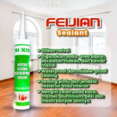 Sealant Neutral Silicone / Sealant Netral / Sealant Kaca - Ri Xin CLEAR