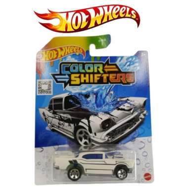 Hot Wheels Color Shifters 57 Chevy Putih Berubah Warna