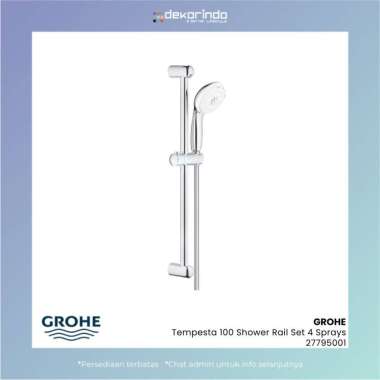 GROHE - TEMPESTA 100 SHOWER RAIL SET 4 SPRAYS - 27795001