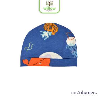 Topi Bayi - Cocohanee Beanie Marine Blue