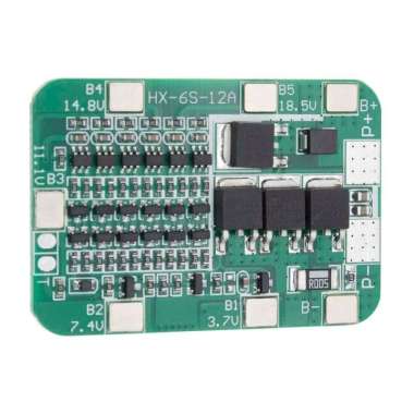 BMS 6S 12A 24V PCB Protection Board For 6 Pack 18650 Li-ion Lithium Battery Cell Module New Arrival