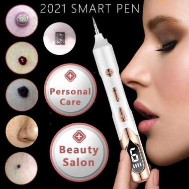 Pen Laser Plasma Penghilang Bintik Hitam Kutil Tahi Lalat Papiloma - Putih