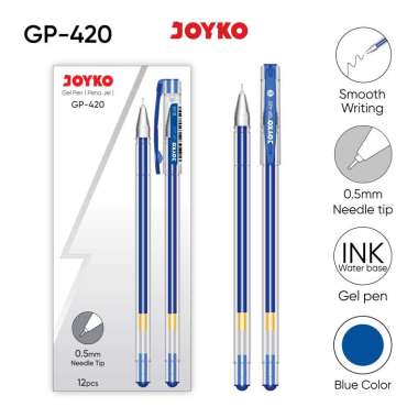 JOYKO Gel Pen Pulpen Pena GP-420 0.5 mm Blue