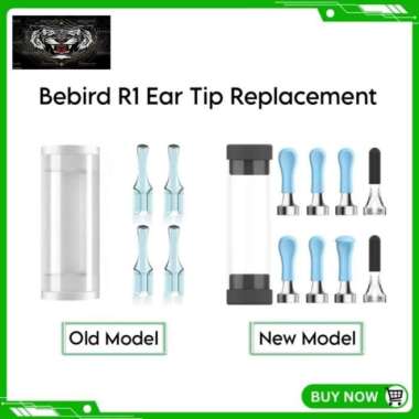 Original Bebird R1 Ear Tip Replacement Pembersih Telinga Refill - Old Model 4pcs