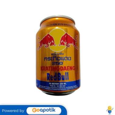KRATINGDAENG RED BULL 250 ML KALENG
