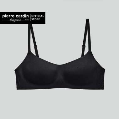 Pierre Cardin Bra Free Cut Basics Wireless Bralette 202-3076B XL Black