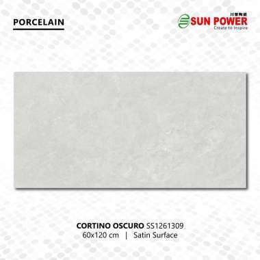 Granit Lantai Honed ( Satin ) 60x60 || 120x60 - Cartino Oscuro| Sun Power 120x60