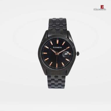 Jam Tangan Pria - Elizabeth | Chain Strap 2207-0096 Black