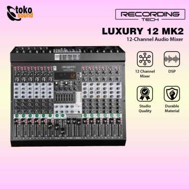 Recording Tech Luxury 12 MK2 - 12 Channel Audio Mixer Analog