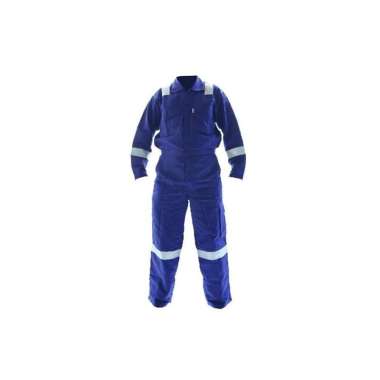 Krisbow Pakaian Kerja Wearpack Coverall Ukuran XL SRWPR - Biru