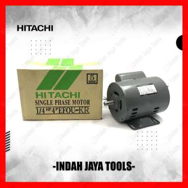 HITACHI Dinamo Elektro Motor 1/4 HP 0.2 KW - Electro Single Motors Electrical 1 Phase