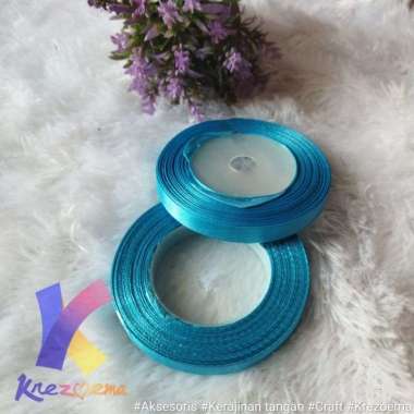 Pita Satin syuga 1cm 3/8 inchi 25 yard Sedia Berbagai Macam Warna 29