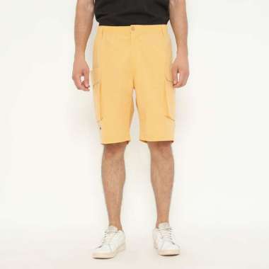 RBJ Celana Pendek Karet Parasut Polos Pria XL Kuning