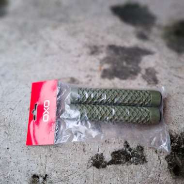 Grip Handgrip Karet Waffle Sepeda Fixie BMX MTB Hijau