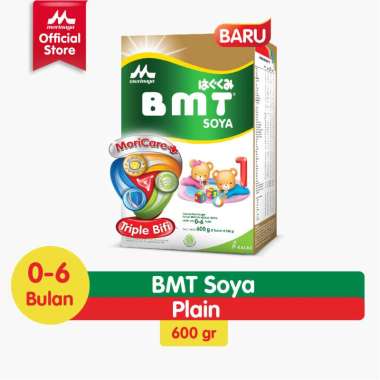 Promo Harga Morinaga BMT Soya Susu Formula Bayi 0-6 Bulan Plain 600 gr - Blibli