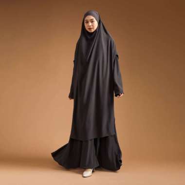Lozy Hijab - Tsamara Abaya (Abaya Gamis Haji dan Umrah Bahan Cooltech) Moonlight XL - Abaya Only