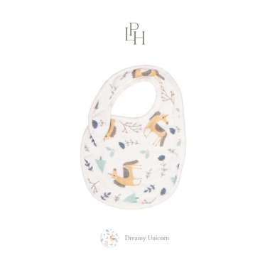 Little Palmerhaus - Snappy Bib 7.0 (Celemek Bayi) DREAMY UNICORN