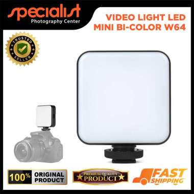 Mini LED Video Light W64 Bi Colour Vlog Light
