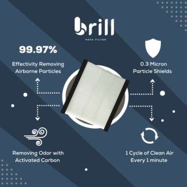 BRILL HEPA Filter MITSUBISHI XPANDER / XPANDER CROSS - Filter Kabin Mobil/Filter AC/Car Cabin Filter