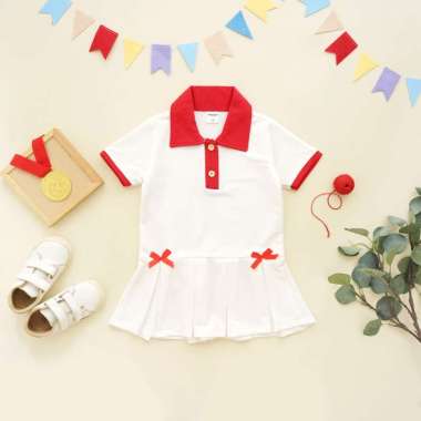 Thanaya Kids - Mika Series Dress Anak Perempuan Kaos Anak Cowok Merah Putih Kemerdekaan S Mika Dress