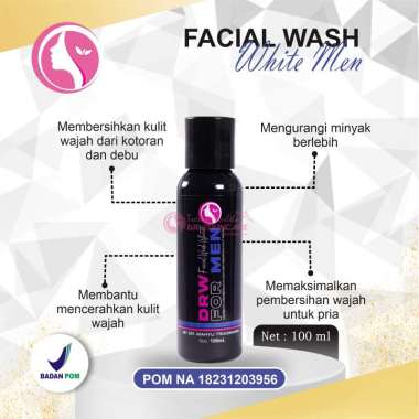 Facial Wash For Men Drw Skincare Original Facial Wash White Men