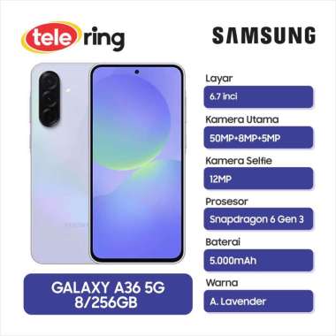 HP SAMSUNG A36 5G 8/256GB LAVENDER