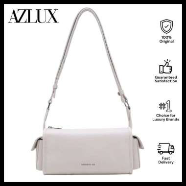 Ames Messenger Bag Eggshell White