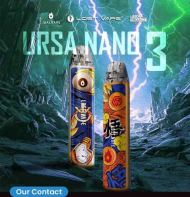 Ursa Nano 3 Saga Series Pod Kit Lost Vape x Leikha Project x JVP Royal Force