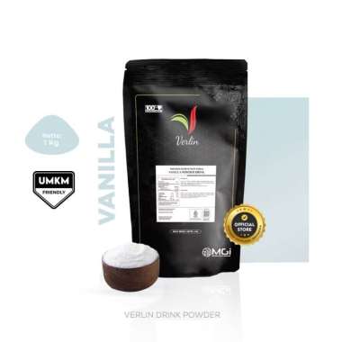 bubuk minuman Verlin drink powder VANILLA 1kg verlin powder drink vanila 1kg verlin vanilla