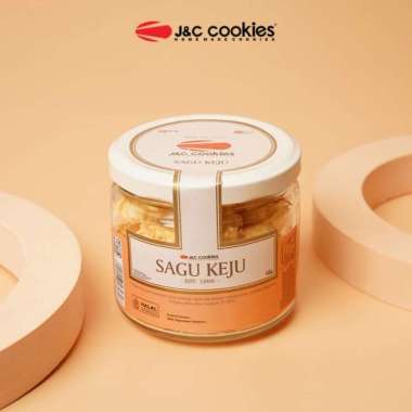 Kue Sagu Keju Kue Kering JNC Cookies Kue Lebaran Toples Jar Kaca J&C