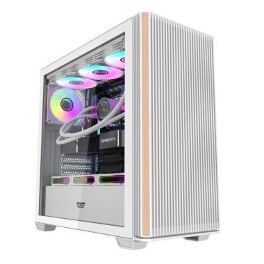 darkFlash DS900WS ATX PC Casing [NO FAN] Putih