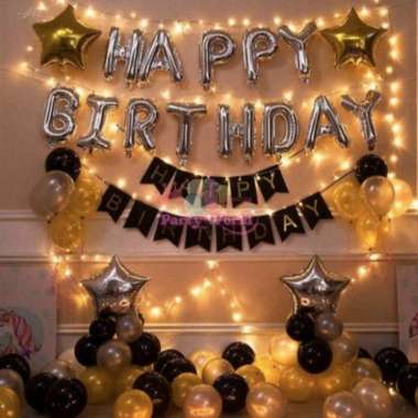 Paket Dekorasi Balon Ulang Tahun Led Tumblr