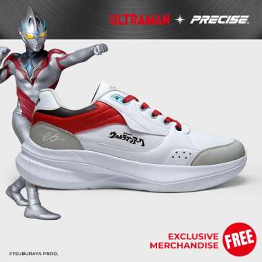 Precise Ultraman Arc Sepatu Sneakers Pria - White/Red 36