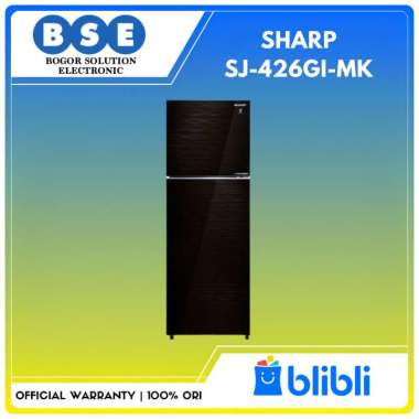 SHARP SJ-426GI-MK INVERTER KULKAS SHARP 2 PINTU SJ 426GI MK 338 LITER