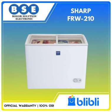 Sharp FRW-210 Chest Freezer Sliding Type Cover 200 Liter Sharp FRW210