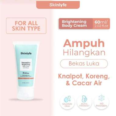 Skinlyfe Penghilang Bekas Luka Koreng Pemutih Badan Belang Salep Bekas Luka Eksim Cream Bekas Luka